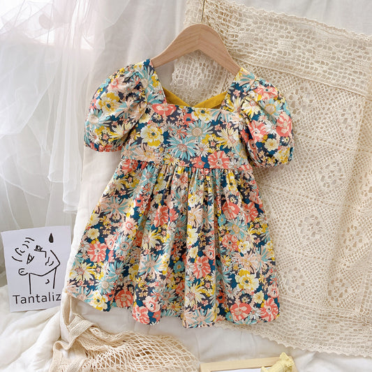 Floral Baby Puff Sleeve